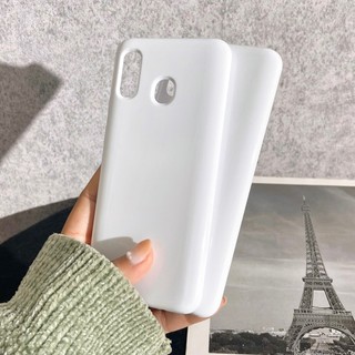 [ SamSung A20/A30 ] Ốp Lưng Silicon Màu Trắng Bóng