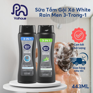Sữa Tắm Gội Xả Nam White Rain Men 3 Trong 1​ 443ml - Made in USA