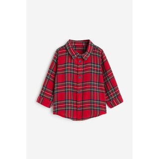 Áo sơmi H&M cho bé trai, chất liệu cotton 6M-4Y