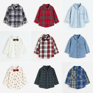 Áo sơmi bé trai H&M auth