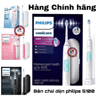 [Mã COSBAUH3 giảm 8% đơn 300K] (Auth - sẵn) Bàn chải điện Philips Sonicare 5100, Philips 6100 hàng chính hãng