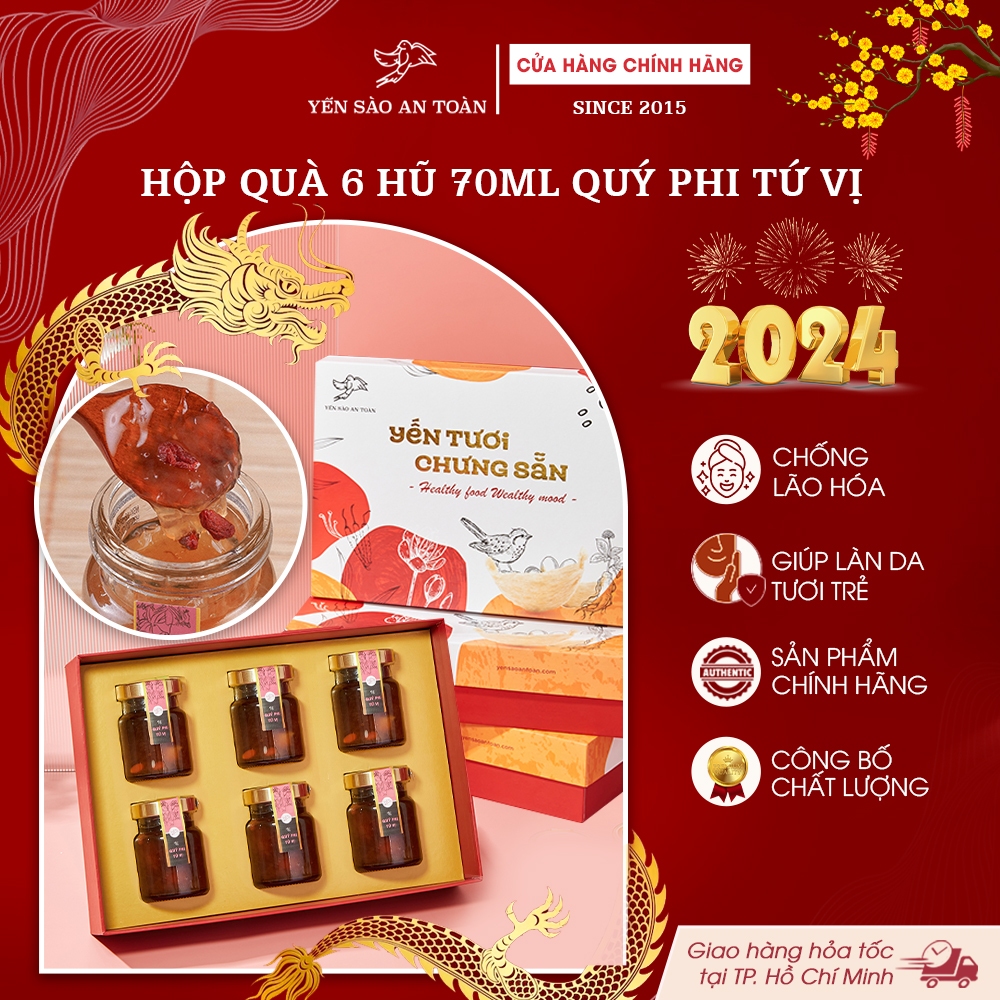 Yến tươi Khánh Hoà nguyên chất chưng sẵn với 4 nguyên liệu bổ dưỡng cho cả nhà Yến Sào An Toàn