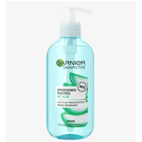 Sữa rửa mặt cấp nước cho da Garnier Skin Active, hàng Đức