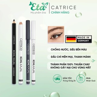 Chì kẻ mắt Catrice đen Kohl Kajal 010 Ultra Black CHỐNG TRÔI, CHỐNG LEM