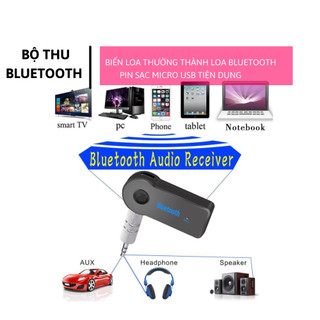 Usb bluetooth, bộ thu bluetooth không dây 3,5MM kết nối dàn âm thanh cho xe hơi, usb bluetooth loại tốt