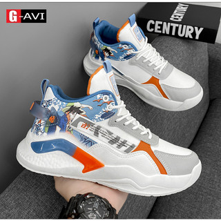 Giày nam thể thao cổ cao sneaker kiểu dáng trẻ trung năng động hot trend 2024 full box Avi K82