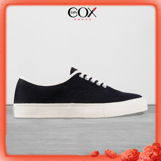 Giày sneaker nam/nữ canvas E06 Black đơn giản sang trọng
