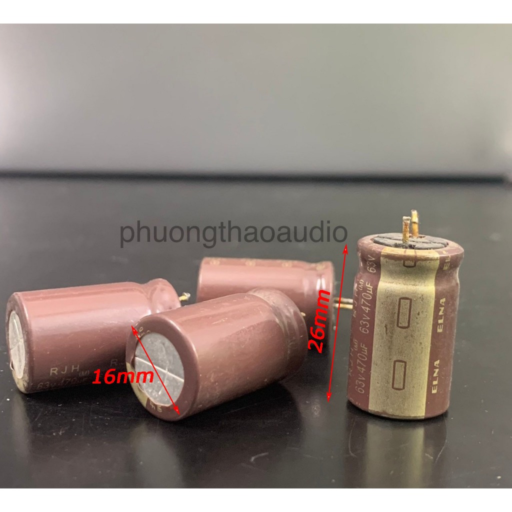 Tụ elna RJH 470uf 63v tháo máy chuyên dùng cho audio