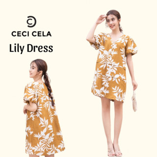 Ceci Cela - Đầm Linen Tay Phồng Suông LiLy