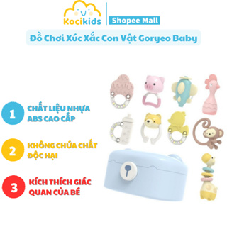 Đồ chơi xúc xắc gặm nướu hình con vật Goryeo baby nhập khẩu Hàn Quốc có