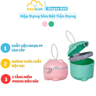 Hộp đựng sữa bột tiện dụng cho bé khi đi chơi, đi du lịch cùng gia đình