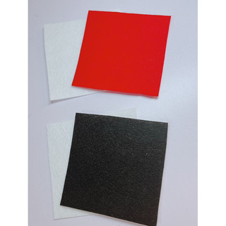 Set vải nỉ 10x10cm đỏ trắng/đen trắng