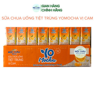 Thùng 48 hộp sữa chua uống Yomocha vị cam 110ml (48x110ml)