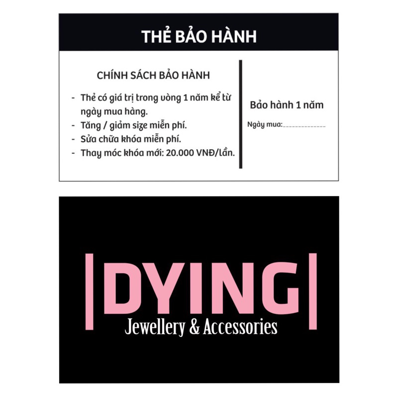 Vòng Tay Xích Màu Bóng V1 - Thép Titan KHÔNG RỈ