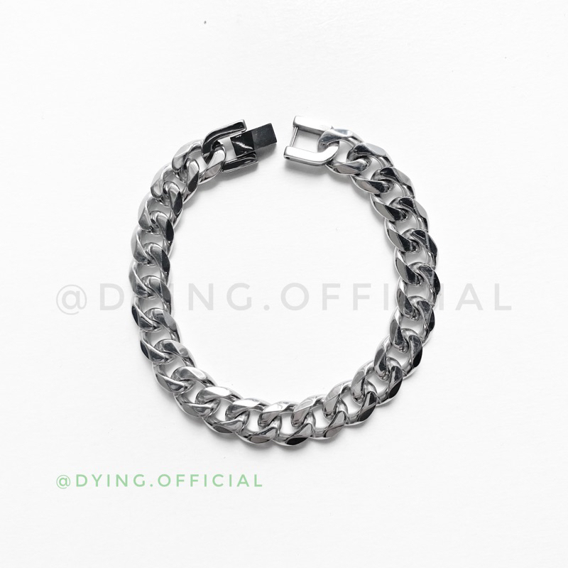 Vòng Tay Xích Màu Bóng V1 - Thép Titan KHÔNG RỈ