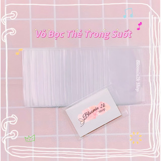  Vỏ Bọc Thẻ Trong Suốt Bloomin2k Bảo Quản Thẻ Học Sinh, Thẻ Sinh Viên, CCCD, Thẻ Ngân Hàng, Bằng Lái Xe