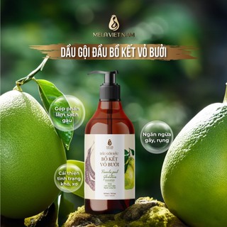 Dầu Gội Bồ Kết Vỏ Bưởi MELA Thiên Nhiên Giúp Sạch Gàu, Tóc Mềm Mượt Và Chắc Khoẻ 300ml - ML13