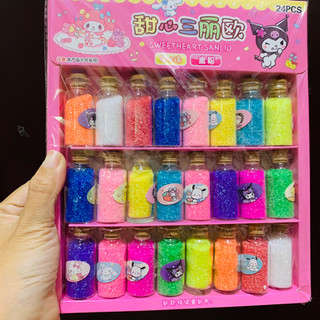 Sanrio lọ kim tuyến 5 cm đủ màu