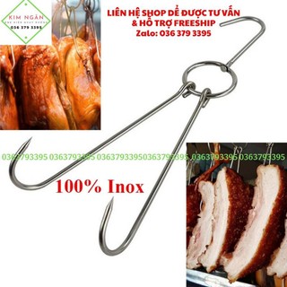 01 móc treo vịt quay loại 1 inox 100%