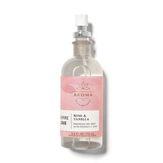 [Auth] Xịt thơm gối thư giãn Bath and Body Works-Rose & Vanilla 156ml