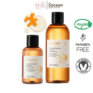 Nước nghệ Hưng Yên Cocoon Turmeric Toner 140ml Làm Sáng Da Cấp Ẩm