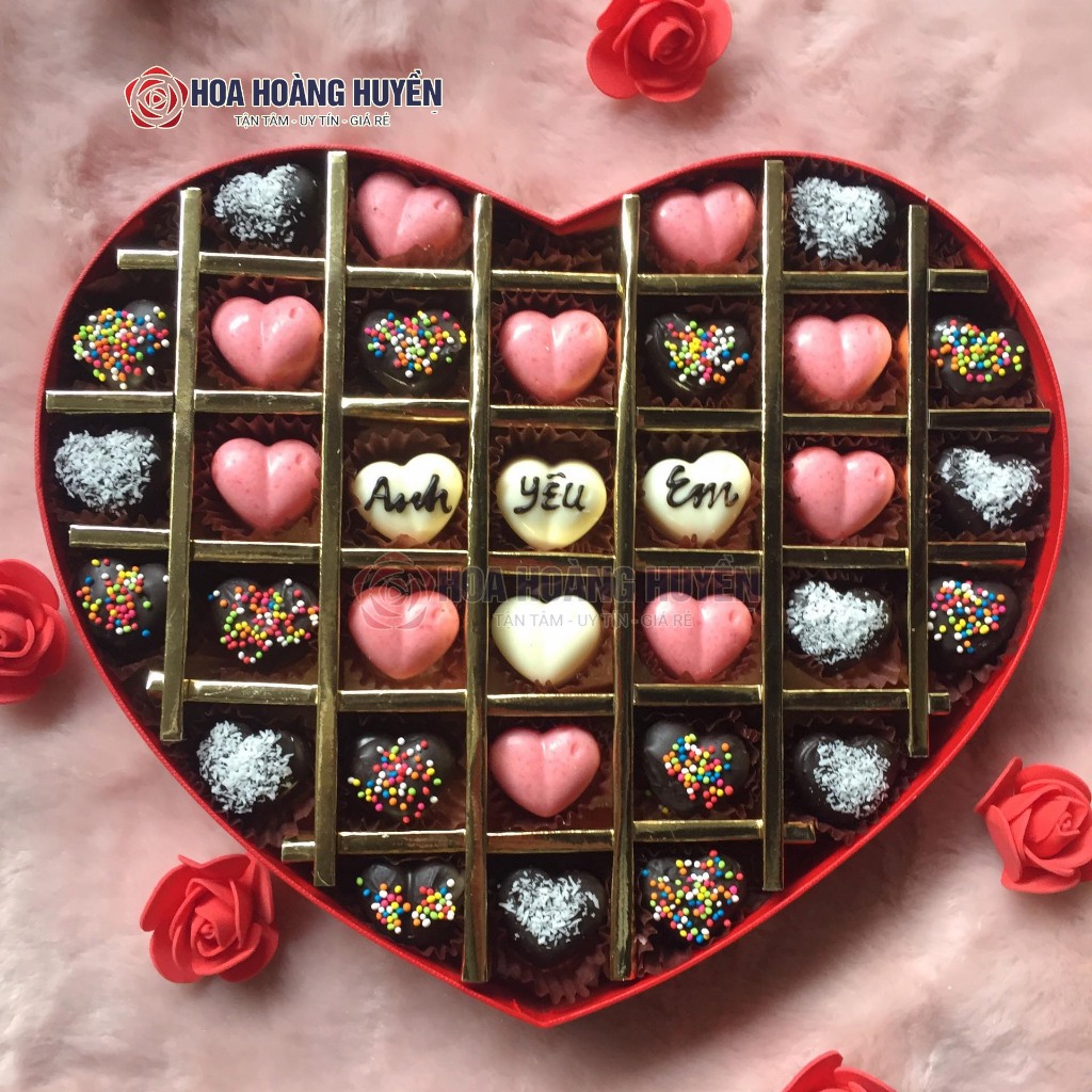 Socola Valentine Hộp Trái Tim