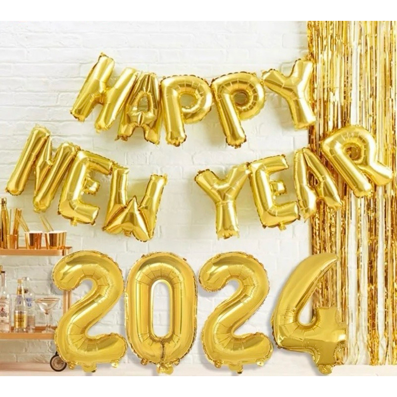 sét bóng Happy new year