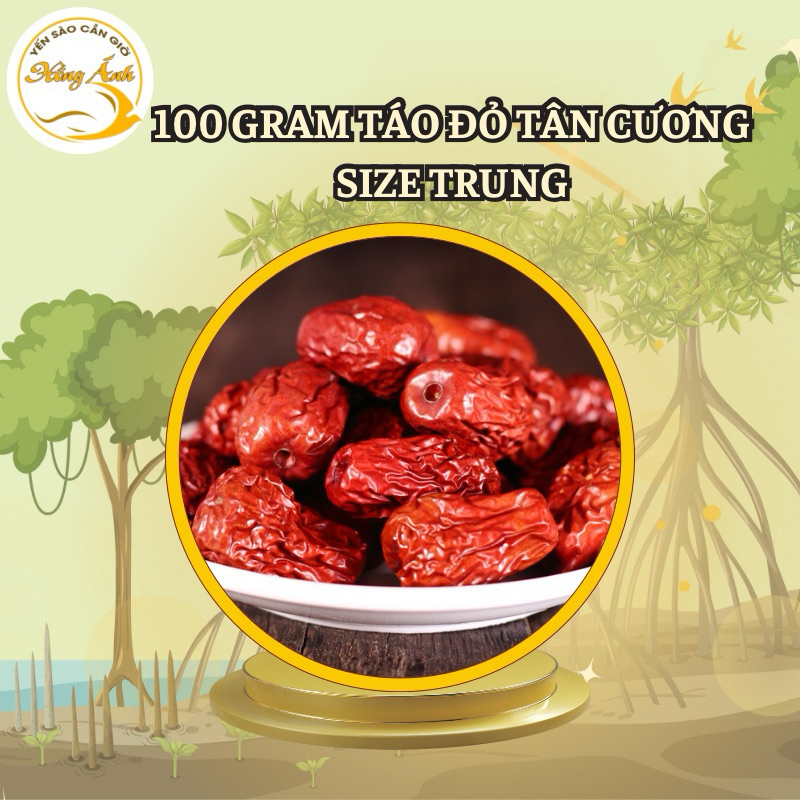Táo đỏ Tân Cương size trung 100gr