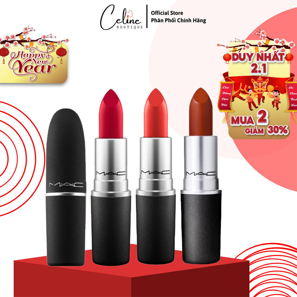 Son Thỏi M A C Chính Hãng, Son Siêu Lì Son Mac thỏi Powder Kiss date 2025 - 2026