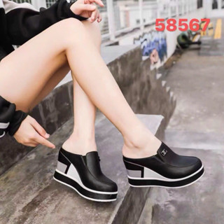 giày dép nữ cao gót 9P hàng QC sang chảnh quý phái Full 1 màu đen size 37.38.39
