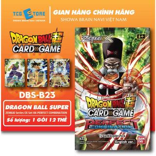 Bộ cờ chiến thuật Dragon Ball Super Card Game, Gói mở rộng B23 ZENKAI Series EX Set 06, BANDAI SL 1 gói/12 thẻ