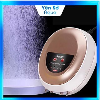 Máy sủi oxy 4 vòi siêu êm sobo sb-638 phụ kiện bể cá yên sở aqua máy oxy không ồn cho hồ cá