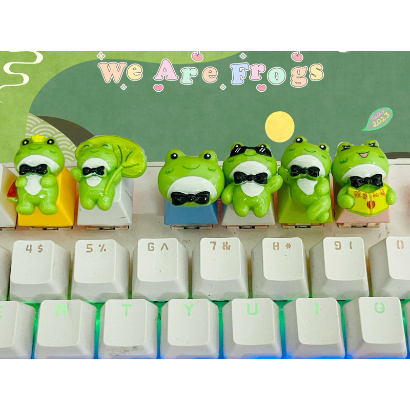 🐸 KeyCap We Are Frogs Decor Bàn Phím 🐸
