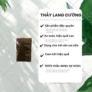 Bột hỗ trợ cai sữa cho trẻ - Mẹo cai sữa THẦY THUỐC GIA ĐÌNH LANG CƯỜNG