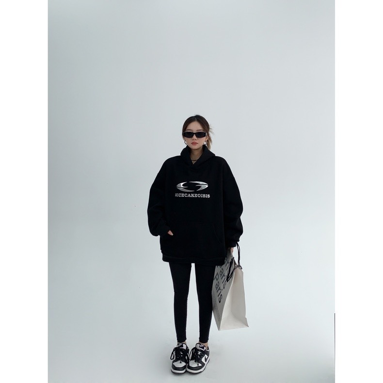 ÁO HOODIE NỈ RICECAKE FROM RỘNG UNISEX cotton - N.E.K.K TẶNG KÈM HỘP VÀ STICKER