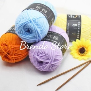 Len Milk Cotton 50g Baby 50, Len Bông Sữa, làm đồ handmade, lễ tình nhân - VPP Trí Tuệ