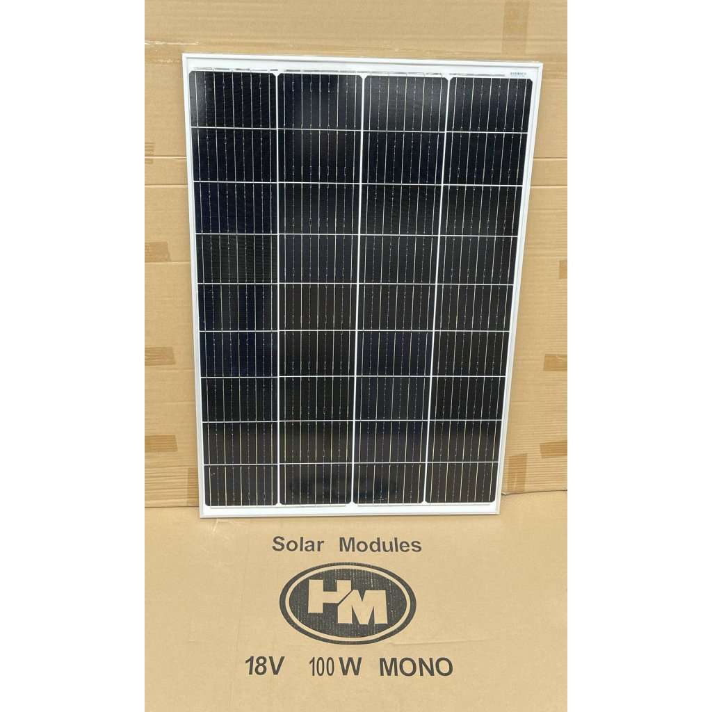 Tấm pin năng lượng mặt trời Mono 100W loại tốt- kích thước lớn- đủ công suất