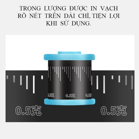 Chì lá chia vạch - chì câu đài