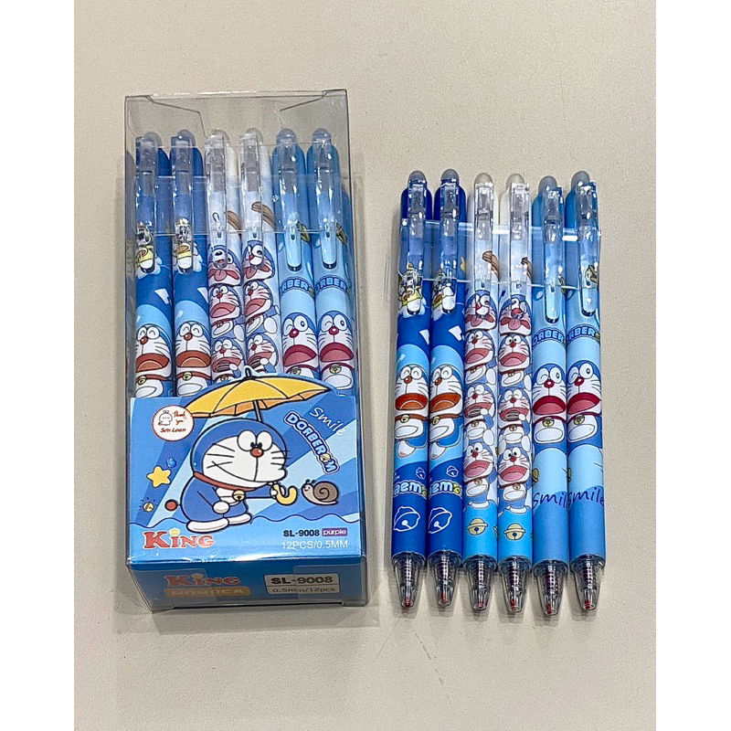 Combo 12 cây bút Gel xóa được để đầu bấm
