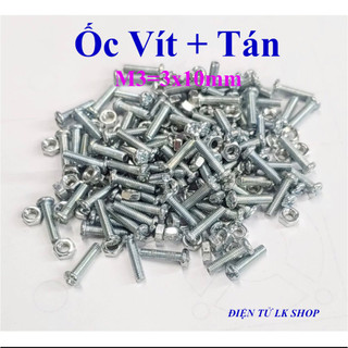 Ốc vít tán m3 3ly dài 1cm - điện tử lk shop
