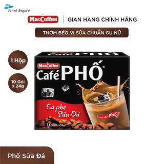 Cà phê Phố Sữa Đá - MacCoffee (bịch 30 gói x 24g - date 11/2025)