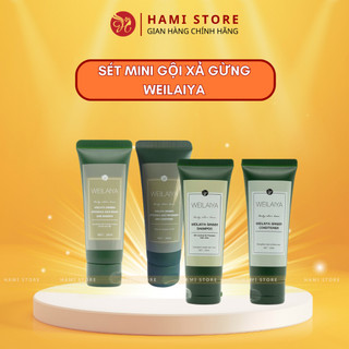 [Set Mini] Set Gội Xả Gừng HTO - Phù Hợp Với Tóc Khô, Tóc Nhuộm
