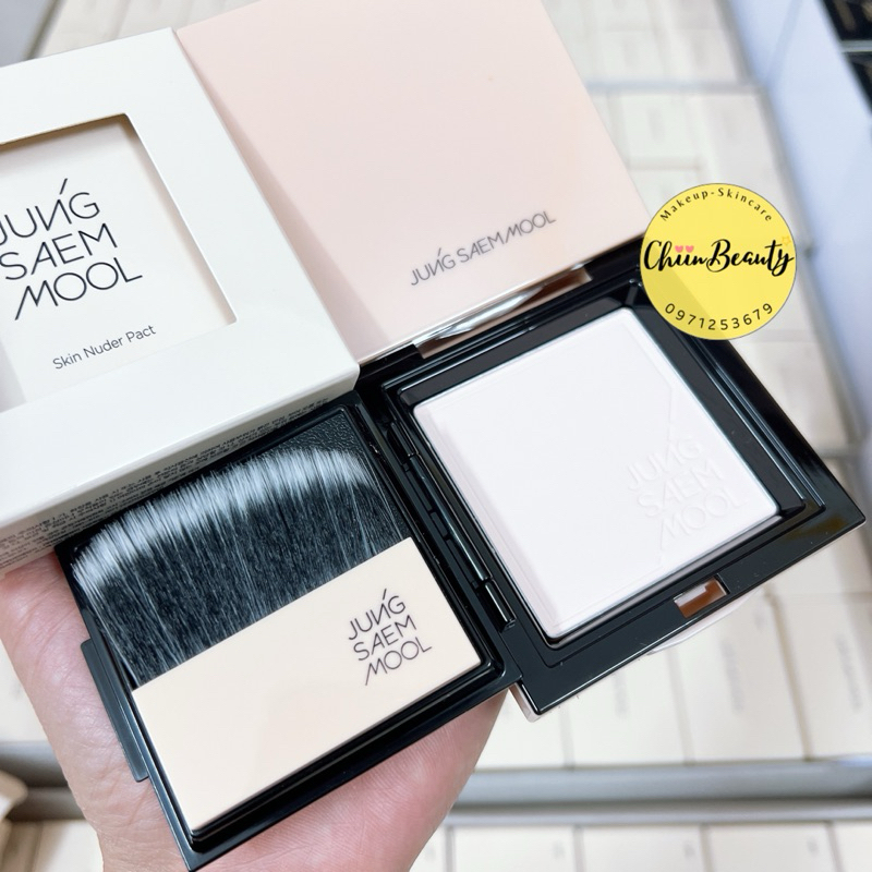 - Phấn phủ nén JSM JUNG SAEM MOOL Skin Nuder Pact màu Clear Light