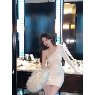 ĐẦM LEN NỮ ÔM DÁNG LỆCH VAI ULZZANG