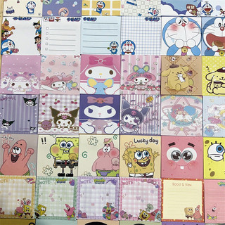 NOTE KEO PACK 80 TỜ 4 MẪU. Giấy note giấy ghi chú kiểu đáng yêu cute