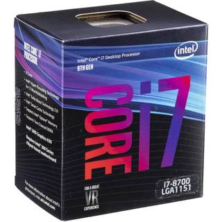 CPU Intel Core i7-8700 (3.2Ghz Turbo Up to 4.6Ghz / 12MB / 6 Cores, 12 Threads / Socket 1151) tặng FAN