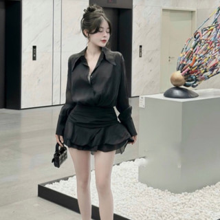 ĐẦM TƠ CỔ SƠ MI NHÚN EO BÈO TẦNG BIGSIZE 60-95KG ( BÈO BÉO )