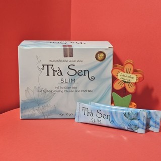 Trà sen slim giảm cân giảm mỡ - hộp 30 gói