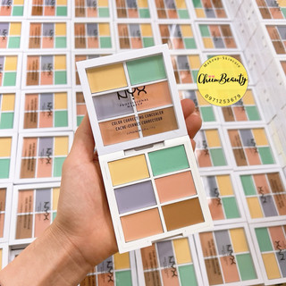 Bảng che khuyết điểm, triệt sắc NYX Color Correcting Palette dạng kem (Cream Concealer)