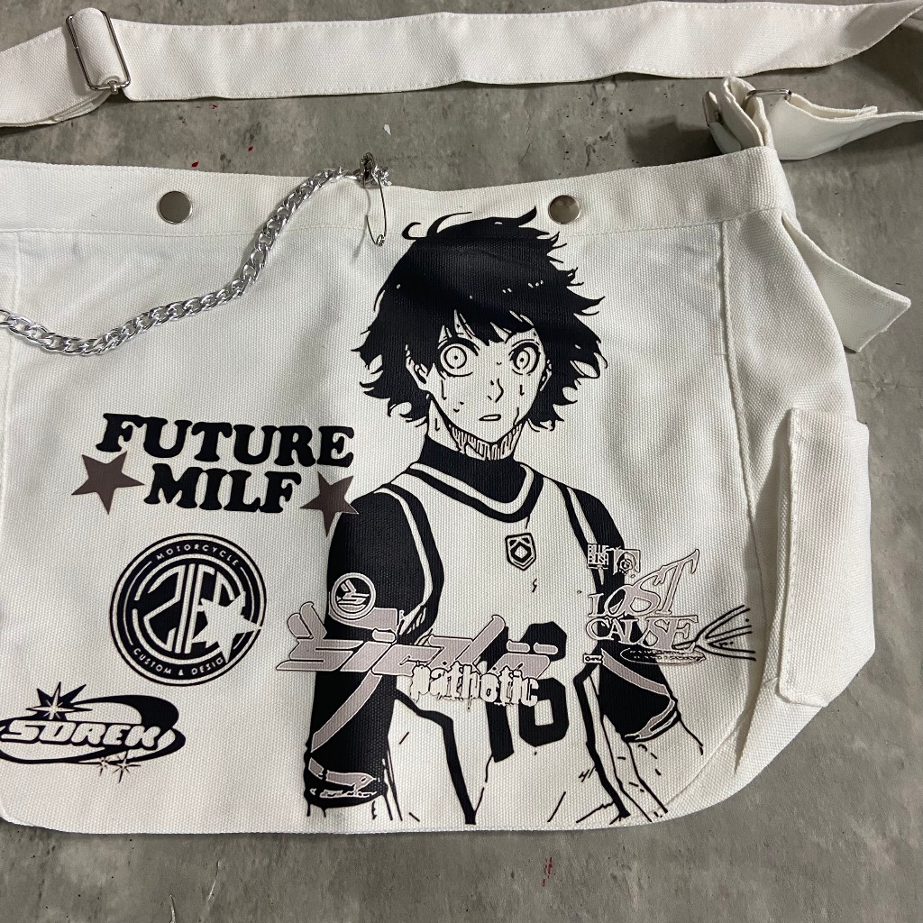 Túi Đeo Chéo Bachira Meguru Blue Lock họa tiết Manga